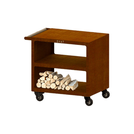 Desserte Pontaillac 80 en acier corten Oyat