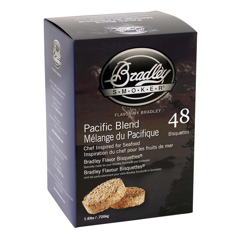 Boite 48 Bisquettes Pacific Blend - Bradley Smoker Boite 48 Bisquettes Pacific Blend - Bradley Smoker