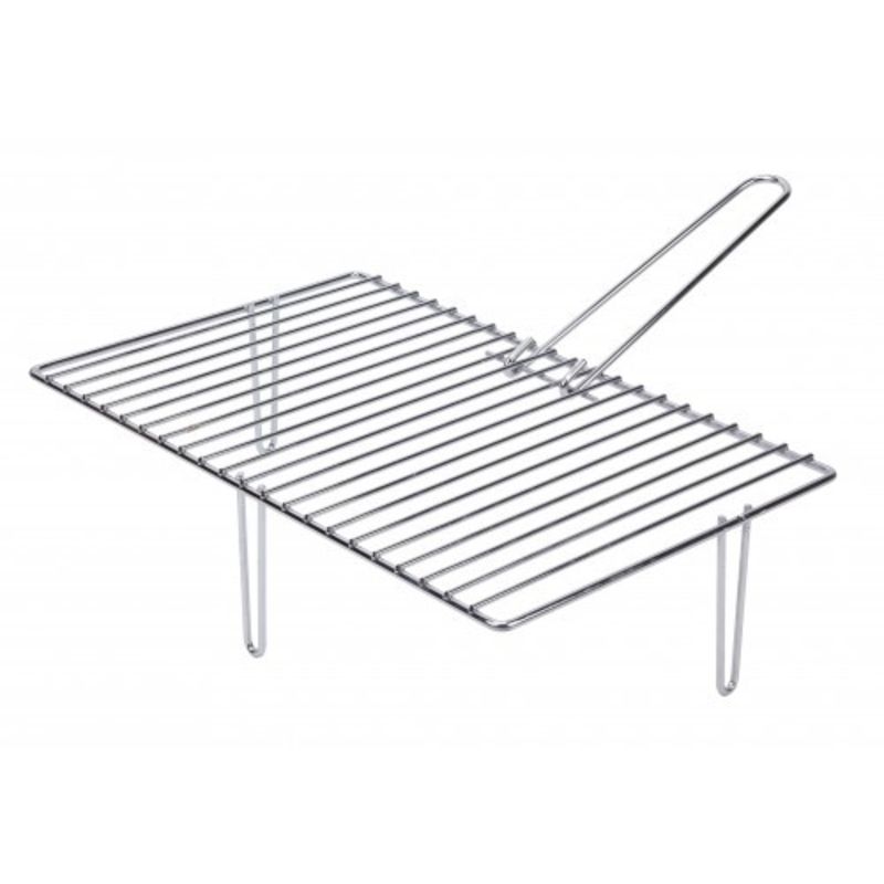 Grille de cheminée avec 3 pieds 46x28cm Grille de cheminée avec 3 pieds 46x28cm