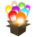 Lanternes volantes multicolores x6 SkyLantern Lanternes volantes multicolores x6 SkyLantern