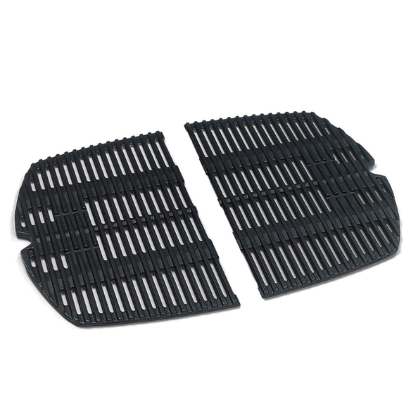 FORYEYC 32 x 21,6cm Grilles de Cuisson en Fonte pour Weber Q100, Q1000,  Q1200, Q1400 Series Accessoires Gril à gaz, Barbecue Pièces de Rechange  pour