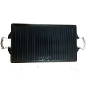 Plancha double face fonte émaillée rectangle 47x27cm- Vaello Plancha double face fonte émaillée rectangle 47x27cm- Vaello
