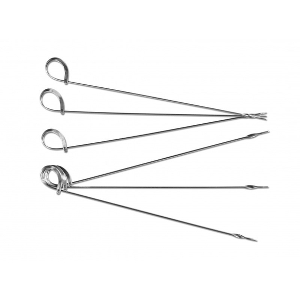 Jeu de 6 brochettes Inox - Weber