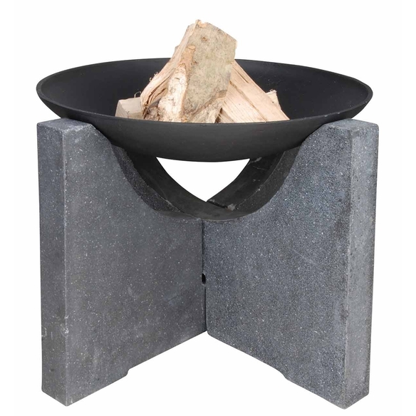 Brasero fonte socle granit - Esschert Design
