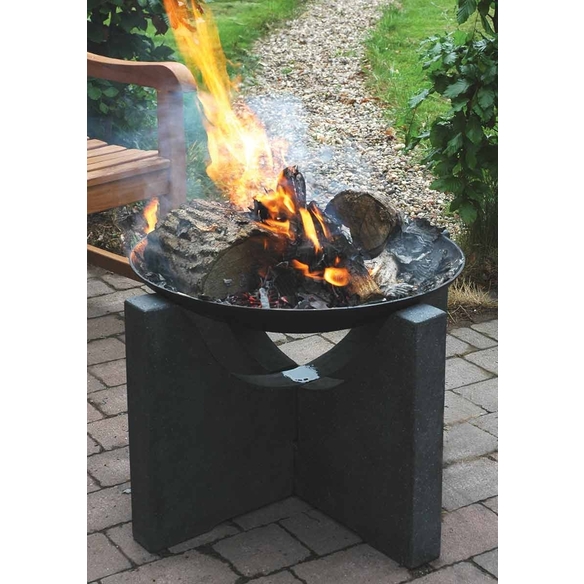 Brasero fonte socle granit - Esschert Design