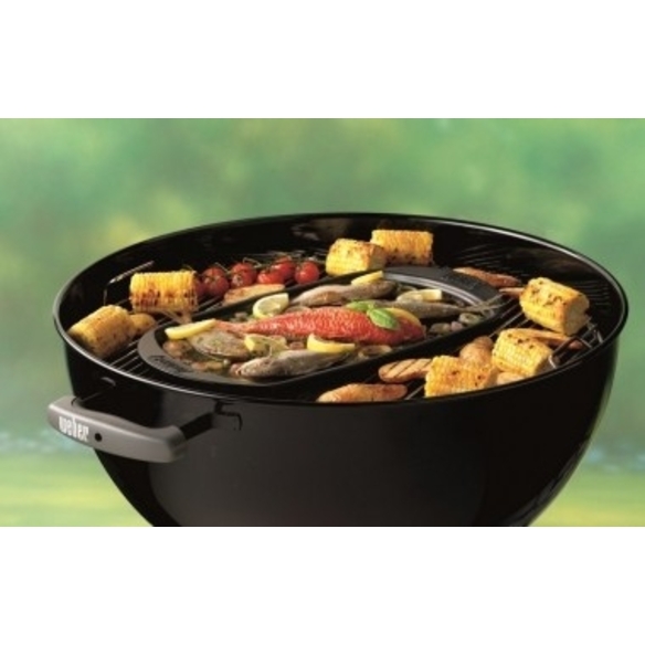 Weber Ensemble 4 accessoires Weber Crafted (plancha, pierre pizza, panier  légume et grille de saisie) pas cher 