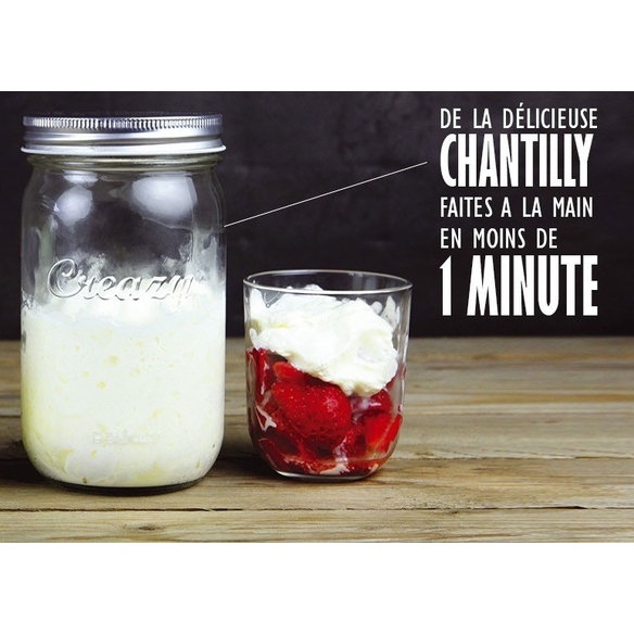 Shaker Crezy Cream - Chantilly rapide Cookut