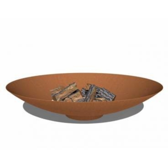 Braséro Acier Corten Rond 100 cm Braséro Acier Corten Rond 100 cm