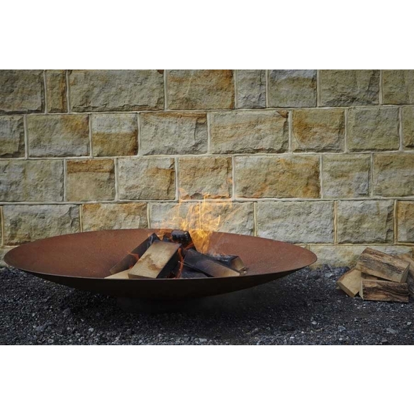 Braséro Acier Corten Rond 100cm terrasse Braséro Acier Corten Rond 100cm terrasse