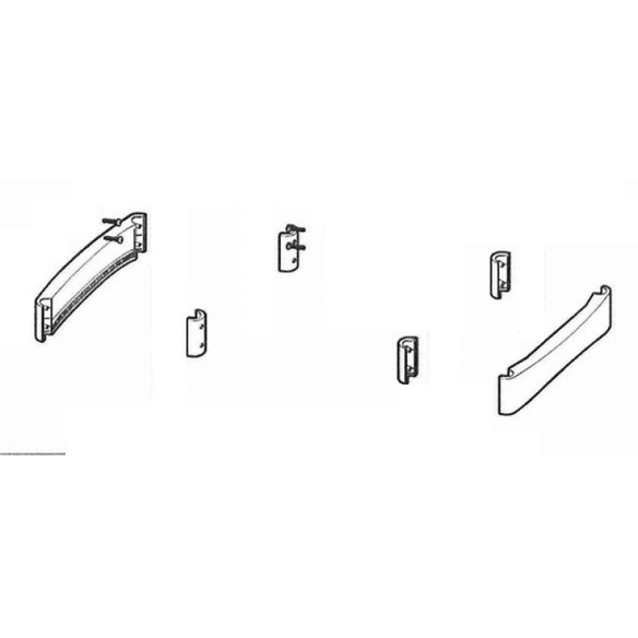 Kit Barre transversale + 2 pattes de fixation Performer