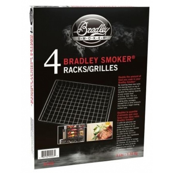 Lot de 4 grilles pour Fumoir Bradley Smoker