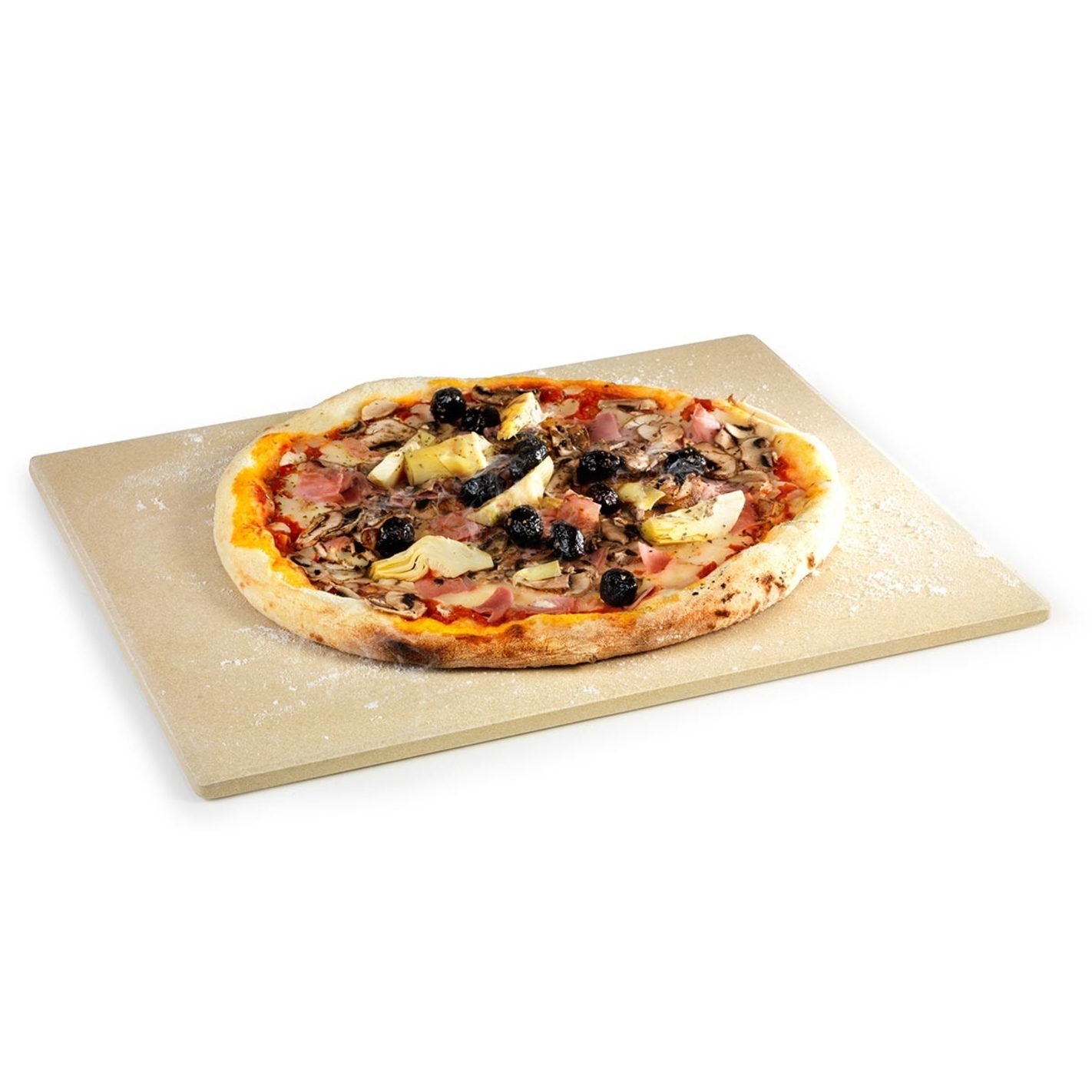 Barbecook Plaque Pizza Rectangulaire 43x35 Cm – Pierre Réfractaire En Argile Pour Barbecue Gaz Siesta, Cuisson Croustillante Authentique