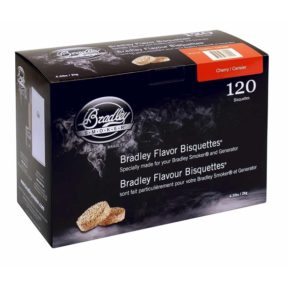 Boite 120 Bisquettes Cerise - Bradley Smoker