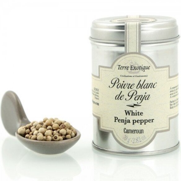 Poivre Blanc en Grains de Penja, 80 g