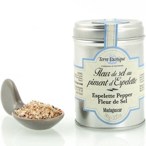 Fleur de sel au Piment d'Espelette, 90g