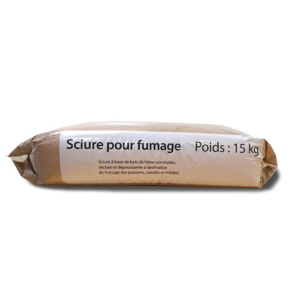 Sciure de hêtre pour fumage RÄUCHERGOLD - Sac 15 kg