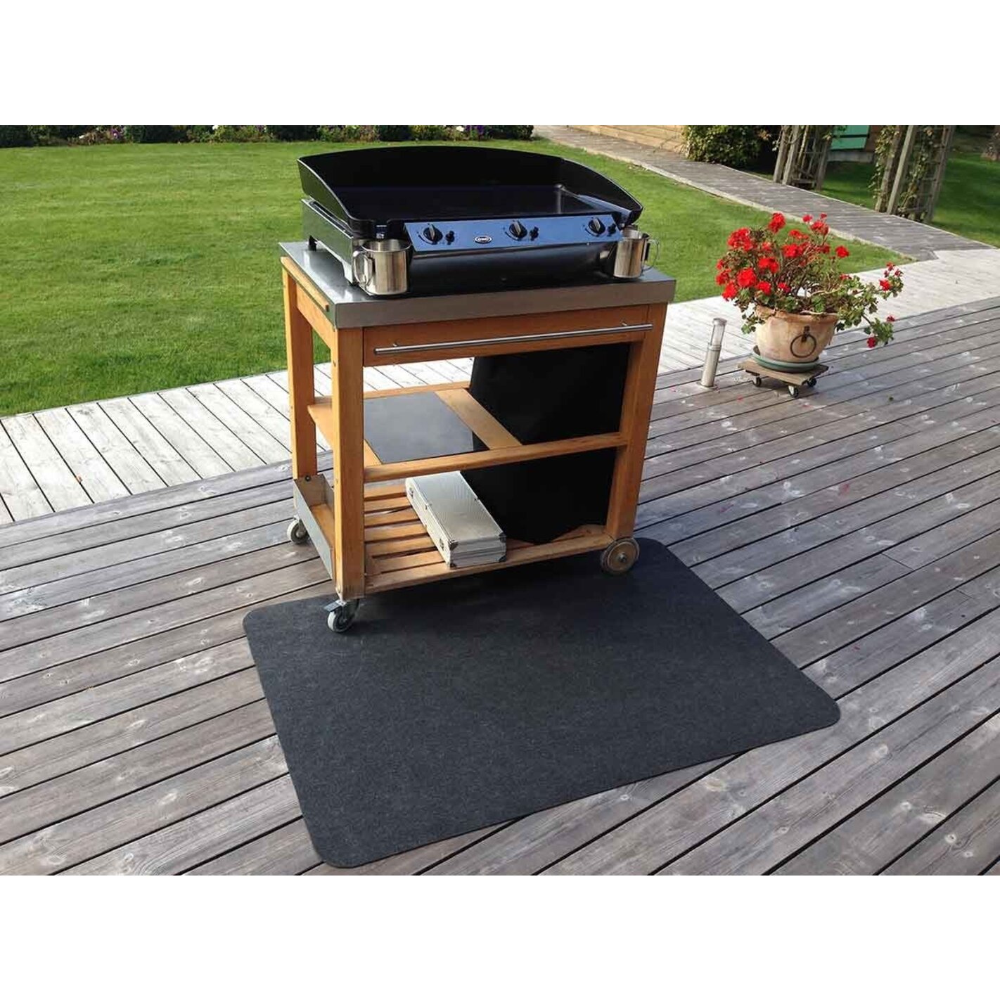 Tapis de sol pour barbecue