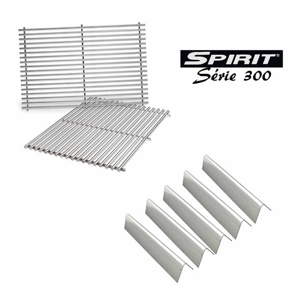 Pack SAV inox générique barbecue Spirit 300 (boutons façade)