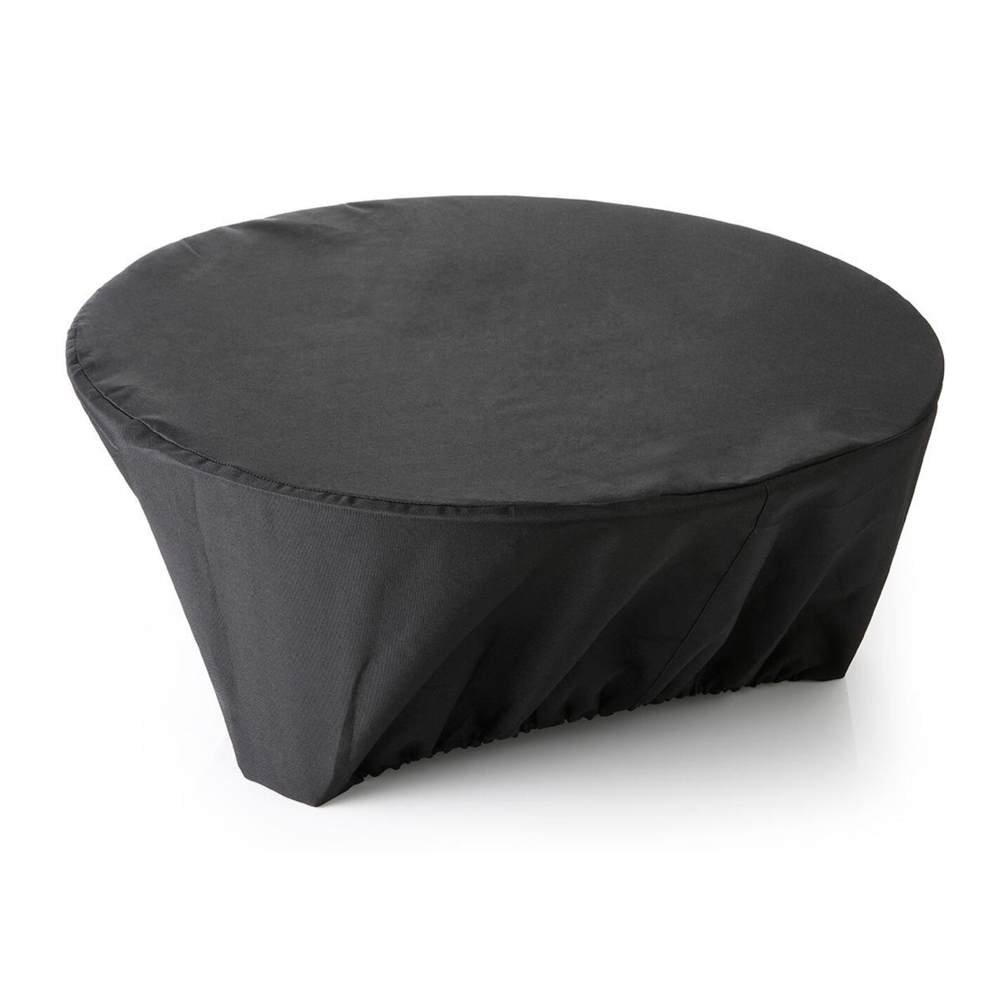 Kesntto Housse pour Braséro Rond 85 x 40 cm Housse de Protection pour Braséro étanche Housse pour Foyer Avec Cordon ourlé 