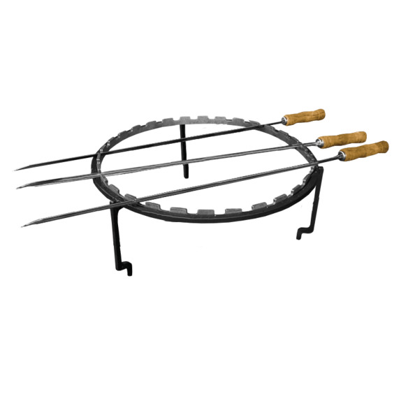 Set de cuisson Grille + Brochettes Brasero OFYR XL