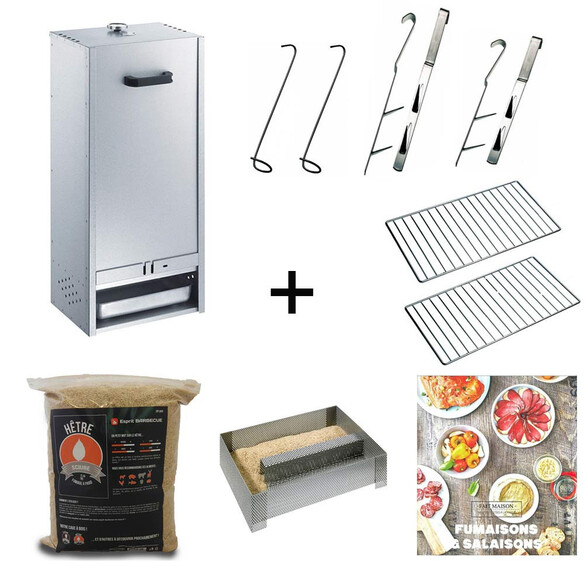 PACK fumoir large acier...