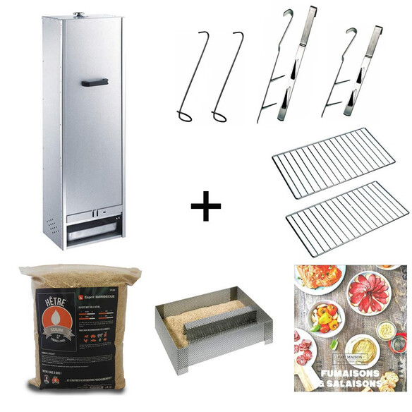 Pack fumoir acier aluminé...