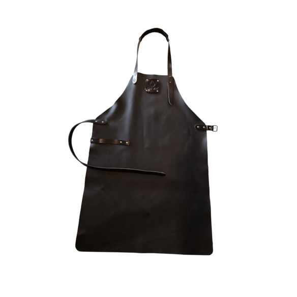 Tablier Cuir Noir OFYR