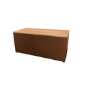 Banc Acier Corten et Teck - Ofyr