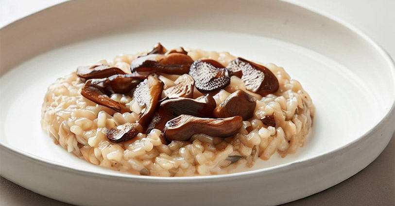 Risotto aux cèpes et parmesan