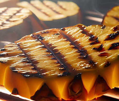 Ananas rôti au barbecue