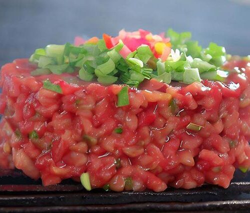 Tartare de bœuf Thaï au barbecue