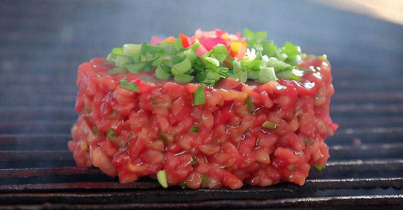 Tartare de bœuf Thaï au barbecue