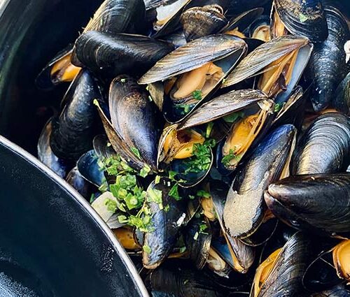 Des moules à la plancha pour la braderie de Lille !