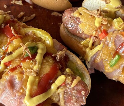 Hot dog au barbecue