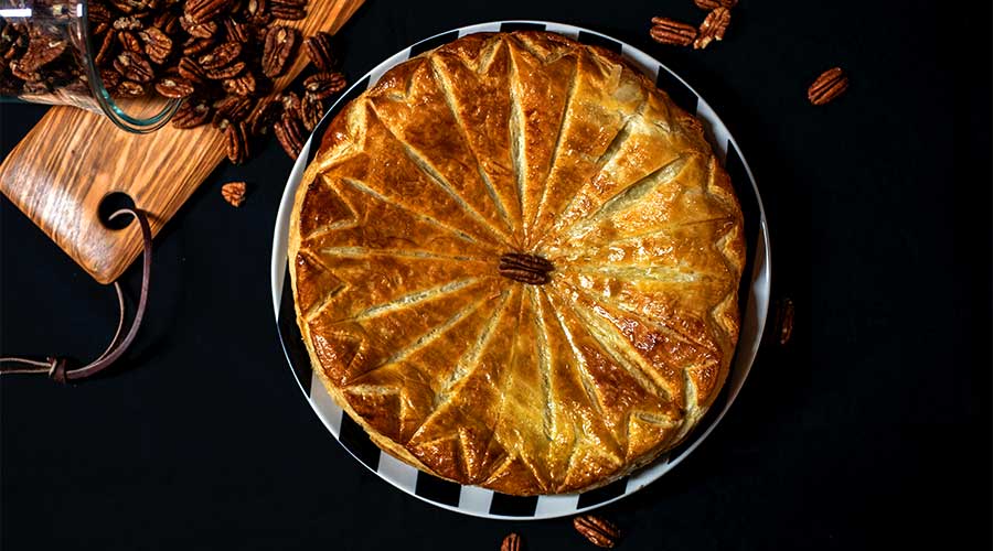 Galette des rois au barbecue