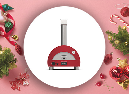 Four à pizza Moderno Portable Alfa Pizza rouge