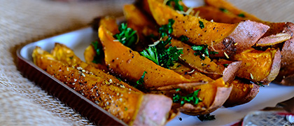 Patates douces au barbecue