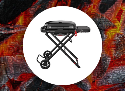 Soldes barbecue gaz Traveler Stealth Weber