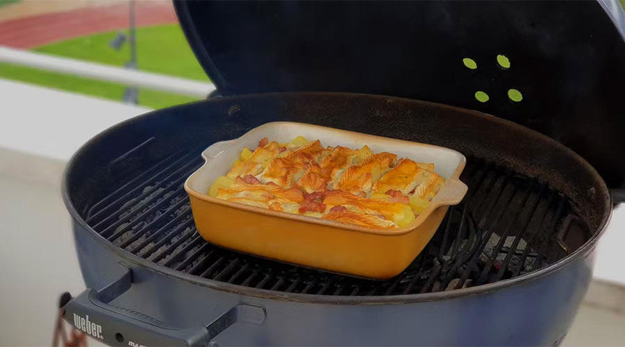 Tartiflette au barbecue 