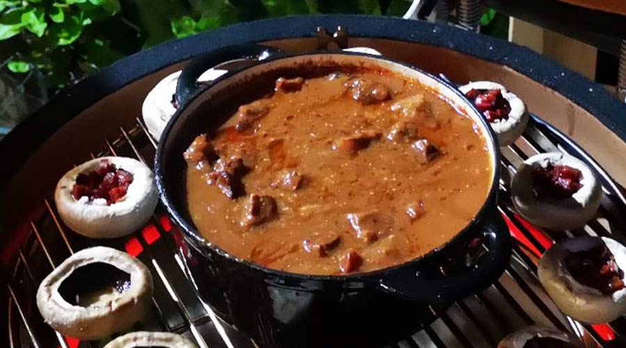 Carbonade flamande au barbecue