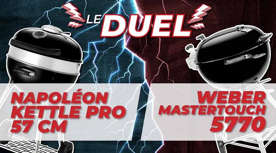 Weber Master Touch 5770 🆚 Napoleon PRO 57 : le match des barbecues charbon
