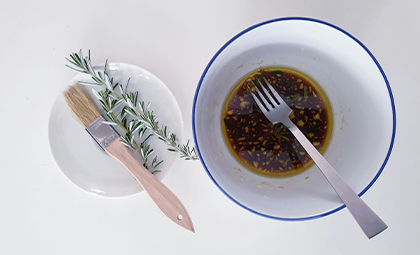 Préparation d'une marinade