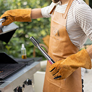 Gant de barbecue en cuir DEFENDER 