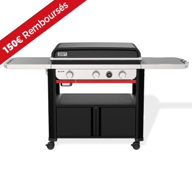 150€ remboursés sur la plancha Slate Weber 76cm