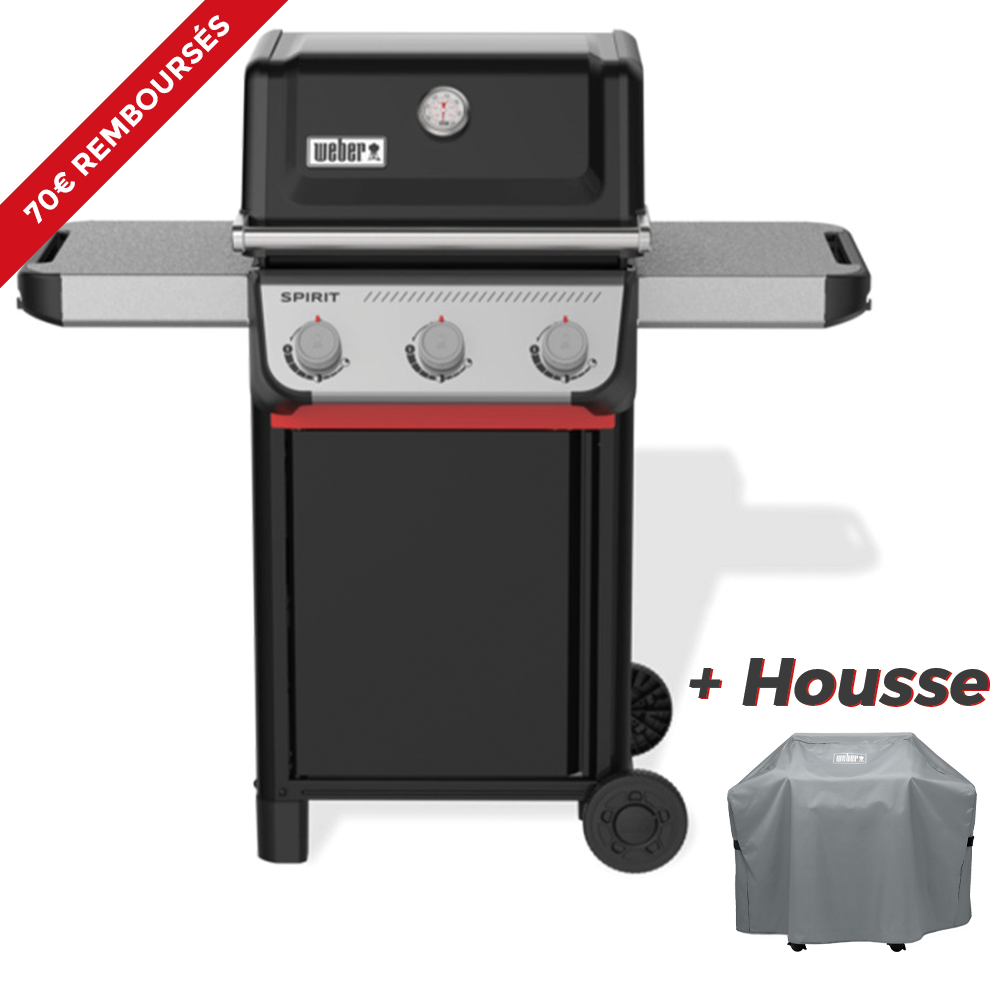 Pack Barbecue Spirit E310 Weber + housse