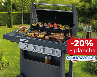 Pack Barbecue gaz Class 4 BLD + Kit culinary + 2 tentes - Campingaz
