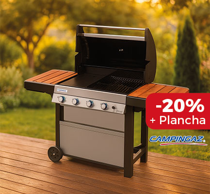 Pack Barbecue gaz Class 4 WLX + plancha + Kit Culinary + 2 tentes - Campingaz