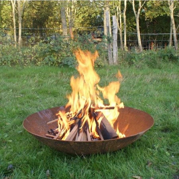 Brasero acier corten rond ⌀80 cm - Nordic Flame