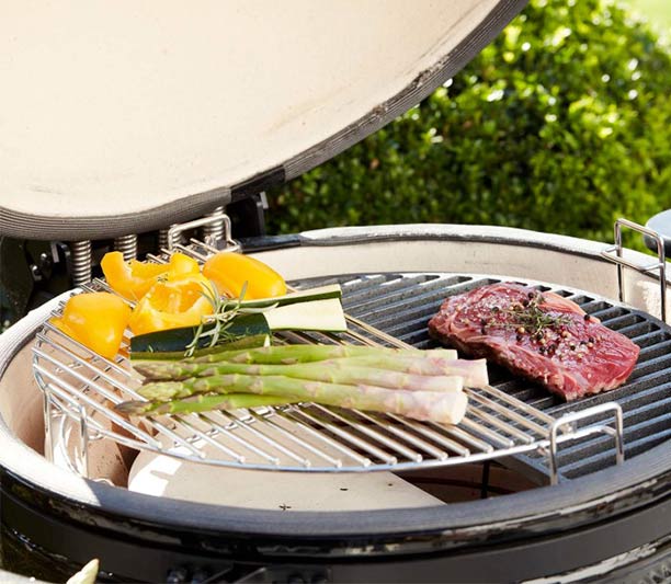 Set de 2 grilles en demi-lune fonte Kamal 60 XL Barbecook