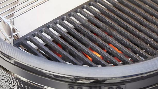 demi-grilles fonte kamado